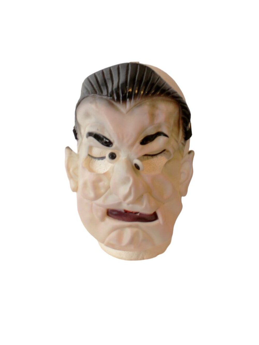 Vintage 90s Vampire Mask Crazy Eyes Halloween Decor